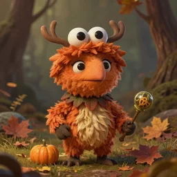 cute autumnal creature, art by artgerm and greg rutkowski and magali villeneuve, designed by jim henson, d & d, fantasy, portrait, highly detailed, digital painting, trending on artstation, concept art, sharp focus, illustration
