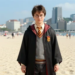 harry potter in Copacabana beach 4k