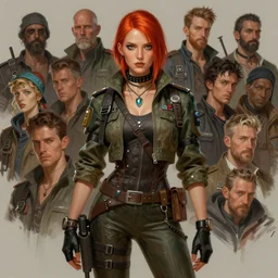 a detailed portrait spacewave retropunk field medic, beautiful character fashion design. digital painting, artstation, concept art, smooth, sharp focus, illustration, ed hopper, chris moore, tomasz alen kopera, peter mohrbacher, donato by josan gonzalez and paul lehr and david heskin and seb mckinnon and jared s. merantz, artgerm, wlop, hi - fructose, 8 k