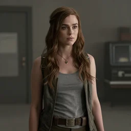 Kiera Knightley as Dolores in Westworld (2016), film still