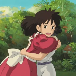 ponyo by studio ghibli in the style of yoshida akihiko