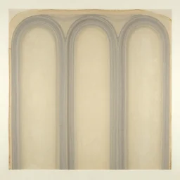 7 0 mm photograph of vellum and mesoglea - translucent layers ambiently occluding and striating, forming a detailed sculptural recreation of the arches from roger dean's paintings