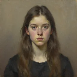 faeornran, serious oil portrait