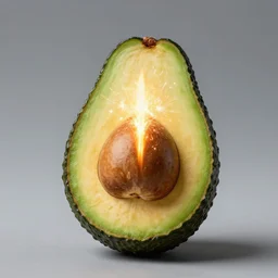 product photograph of a Firework inside an avocado firework, 4k