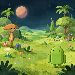 alien planet : landscape : flora and fauna : aleksandr pronin | humble : android jones