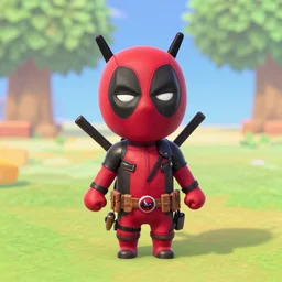 deadpool as a character in animal crossing