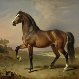 a rearing horse, contraposto, by george-stubbs