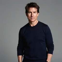 A studio photo of Tom Cruise; the most beautiful photo in the world