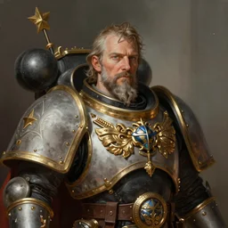 Sir Keir Starner as Warhammer 40k Emperor, portrait, fantasy, intricate, elegant, highly detailed, digital painting, artstation, concept art, smooth, sharp focus, illustration, art by artgerm and greg rutkowski and alphonse mucha