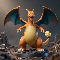 charizard as a warhammer tabletop figurine