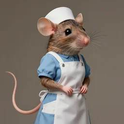the selfless female anthropomorphic mouse midwife. her wardrobe is complicated in the style of jean giraud in the style of moebius trending on artstation deviantart pinterest photorealistic hd 8 k highlights and shadow detailed high resolution