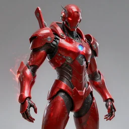 spawn hero cyberpunk sci fi armor crimson energy, diffuse lighting, fantasy, intricate, highly detailed, lifelike, photorealistic, digital painting, artstation, concept art, smooth, sharp focus, art by john collier and albert aublet and krenz cushart and artem demura and alphonse mucha