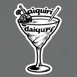 daiquiri glass shaped like a spiral tornado! logo for daiquiri, superflat, anime, 8 0 s, style of patrick nagel, art deco, sharp, detailed, clean lines, 8 k
