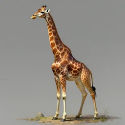 full - body portrait of a giraffe samurai wielding a katana, fantasy rpg portrait, super - resolution, digital painting, porcelain, cinematic, illustration, hdr, vivid colors, full frame