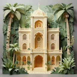 building, jungle, kirigami, paradox, volumetric light, insanely detailed and intricate, hypermaximalist, elegant, ornate, hyper realistic, super detailed, by remedios varo uranga