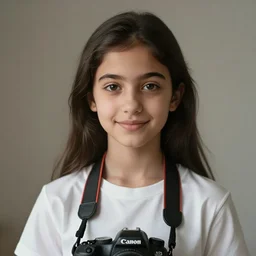 a highly realistic, true to life portrait of a beautiful young middle eastern girl, soft focus, from the waist up, with sharp features, a beautiful face, soft smile, under studio lighting, taken with a canon eos camera with 1 3 5 mm focal length by karol bak, james jean, tom bagshaw, rococo, sharp focus, trending on artstation, cinematic lighting, hyper realism, octane render, 8 k, hyper detailed.