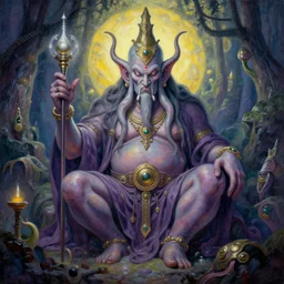 Ph'nglui mglw'nafh Cthulhu R'lyeh wgah'nagl fhtagn | painting by Greg Rutkowski