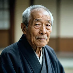 photograph of a wise old japanese man, photograph by steve mccurry