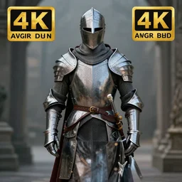 knight, fantasy, reflect, highly detailed, 4 k, hdr, smooth, sharp focus, high resolution, award - winning photo, photorealistic
