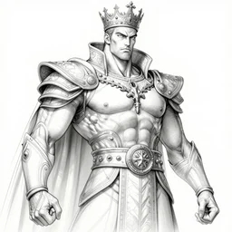 king of time, powerful, an ultrafine hyperdetailed illustration by kim jung gi, irakli nadar, intricate linework, bright colors, octopath traveler, final fantasy, unreal engine highly rendered, global illumination, radiant light, detailed and intricate environment