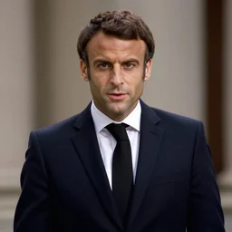 Gigachad Emmanuel Macron in American Psycho (1999)