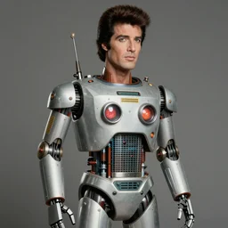 ( ( ( ( ( 1 9 5 0 s retro future robot android dean martin. muted colors. ) ) ) ) ) by jean - baptiste monge!!!!!!!!!!!!!!!!!!!!!!!!!!!!!!