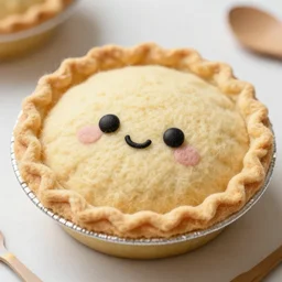 cute lovely pie made of wool