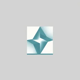 simple minimal geometric shape elegant logo, color, academic insight lab