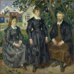 impressionist brushstrokes!!!! picasso and and richard schmid and jeremy lipking victorian loose genre loose painting full length portrait painting of a bosch scene