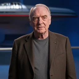 anthony hopkins as the captain of starship enterprise