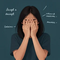 recognize and accept intense emotions, concept art, digital art