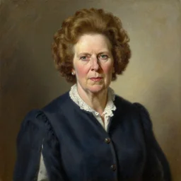 margaret thatcher as a 1 2 th century peasant in england, painting, oil on canvas, restored, art, detailed