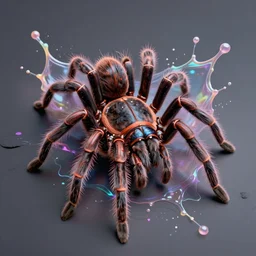 psychic tarantula, splash art