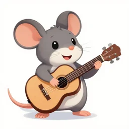 spanish mouse with a guitar