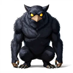 crow monster, symmetrical, highly detailed, digital art, sharp focus, trending on art station, kentaro miura manga art style