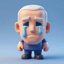 crazy glitchy buggy uncanny valley off - putting strange low poly render of 3 d sad crying depressed statue of joe biden portrait meme, vapor wave style, featured on artstation, cgsociety, unreal engine, octane, volumetric lighting, rtx on, vibrant, by greg rutkowski, grainy, vhs footage still, intricately detailed, award - winning, atmospheric, ambient, symbolic, artistic