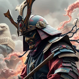 colourful samurai in the style of android jones, fantasy, dreamlike, 1 6 k, ultra detailed, ultra intricate, artstation