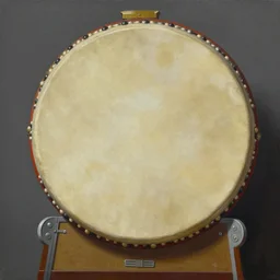 a painting of a shamanic drum , matte painting, highly detailed, fantasy art