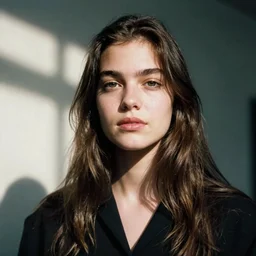 realistic photoshoot for a new balenciaga lookbook, color film photography, portrait of a beautiful person, in style of Addy Campbell, 35mm, graflex