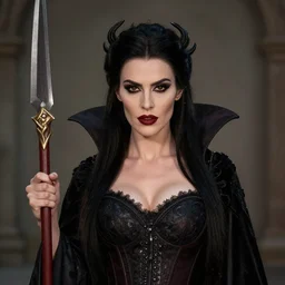 portrait photograph of a real - life beautiful vampire queen warrior. extremely detailed. dslr. standard lens. 5 0 mm.
