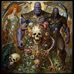 the platonic ideal of flowers, rotting, insects and praying of animatrix cletus kasady ultimate carnage thanos dementor wild hunt doctor manhattan chtulu nazgul mandelbulb davinci, d & d, fantasy, ego death, detailed, intricate, hyperrealism, intense, scary, decay, art by artgerm and greg rutkowski and alphonse mucha and giuseppe arcimboldo