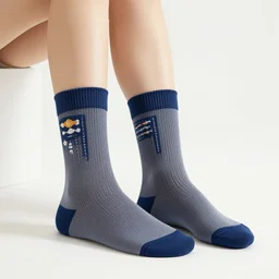 girl with programming socks