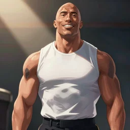dwayne the rock johnson anime