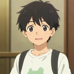 friendly boy anime, medium shot close up, details, sharp focus, illustration, by jordan grimmer and greg rutkowski, trending artstation, pixiv, digital art