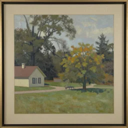 an artwork by colin campbell cooper