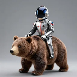 daft punk riding a bear