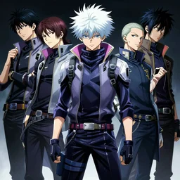 killua zoldyck, techwear, streetwear, cyberpunk style outfit, greg rutkowski, artgerm, ross tran, takato yomamoto, wlop, ilya kuvshinov, intricate complexity, detailed portrait, 4 k, cinematic lighting, artstation, sharp focus, smooth, makoto shinkai