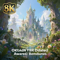 in an ethereal magical fairy city, highly detailed, 8 k, hdr, award - winning, octane render, artstation, volumetric lighting