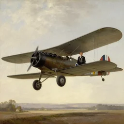 Militar plane, artwork by Thomas GAINSBOROUGH