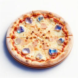 crystalpunk abstract pizza
